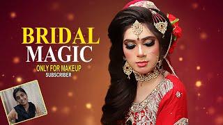 soft glam bridal makeup | bridal makeup for dark skin full tutorial | rabia makeup tutorial |