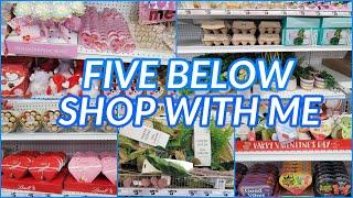 FIVE BELOW VALENTINE'S DAY 2023! NEW HOME DECOR FINDS! SHOP WITH ME