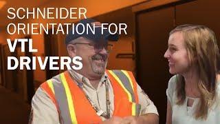 About Schneider's Orientation for Van Truckload drivers