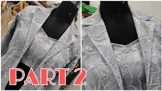 PART 2 | Overcoat cutting n stitching tutorial | coti cutting or silay karna sikhe.