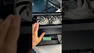 •Pc Building Hack - Fans side mount• #pcbuild #pcgaming