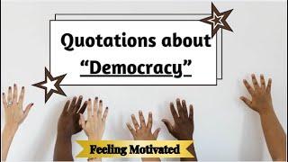 Best 15 Quotations for Essay "Democracy" || 2nd year essay quotes || #quotes #quotations