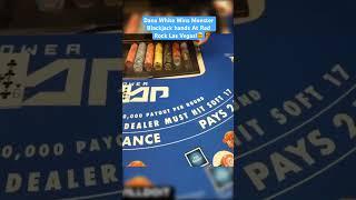 Dana White Wins Monster Blackjack Hands At Red Rock Las Vegas! #danawhite #blackjack #casino #maxwin