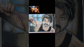 Thalapathy VijayColour Pencil Drawing #viralvideo #art #drawing #tamil