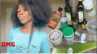 3 WAYS TO MIX OILS + ALEO VERA FOR  MASSIVE HAIR GROWTH | 7 OILS FOR LONGER, THICKER, HEALTHIER HAIR