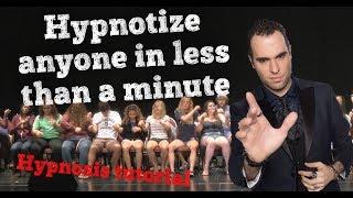 Learn how to Hypnotize Anyone in a Minute! Quick and Easy Hypnosis Tutorial by SpideyHypnosis