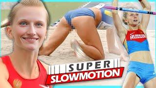 [Super SlowMotion] Women Jump Events - European Championship 2014 Braunschweig