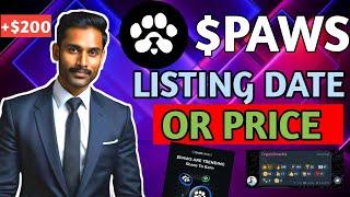 Paws listing price or date | paws listing price | paws listing date | paws Airdrop listing date