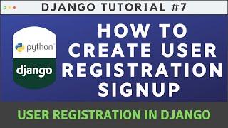 How to Create Sign Up Registration View in Django