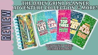 DAILY GRIND PLANNER ADVENTURE COLLECTION | TRAVEL SIZE | Discount Code: DESIREEPLANS