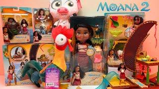 Disney Moana 2 Movie Toys Unboxing Review with Animation | Maui and Heihei Surprise