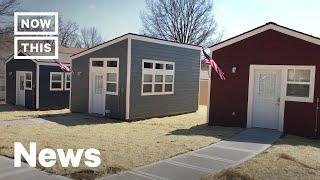 A Tiny Home Village Was Built for Homeless Veterans in Kansas City | NowThis