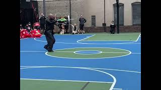 Sifu Troy Dunwood, Double Broadswords at Kung Fu Day March 19, 2022 at San Francisco Chinatown