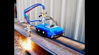 BLUEROCK CG-30 Motorized Straight Line Track Cutting/Beveling Torch Machine