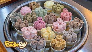 Foodie Boy's Ice Cream Roll Special Best - Korean street food