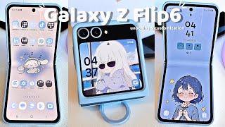 Samsung Galaxy Z Flip6   | ️ Aesthetic unboxing  & Customization ️ (ASMR)