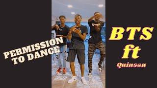 BTS PERMISSION TO DANCE CHALLENGE / BTS FT QUINSAN AND JAYDEE.DANCES #permissiontodance #shorts