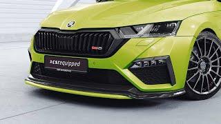 Front Splitter for Skoda Octavia MK 4 RSㅣCSL624ㅣ@csr-automotive