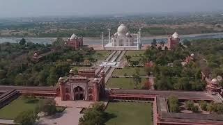 Taj Mahal Drone View | Taj Mahal Stock Footage | Free Stock Video