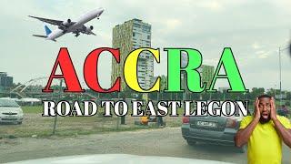 CRAZY DRIVERS IN GHANA || OFANKOR TO EAST LEGON || DRIVING IN ACCRA