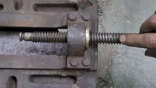 wow  !! bench vice screw thread repairing in few second  ?