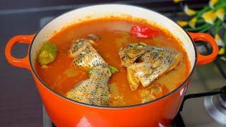 Tastiest Ghanaian Tilapia Soup | EASY AND QUICK GHANA FISH SOUP | Debzies Delight