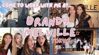 come to work with me at brandy melville tokyo! | day in the life of a brandy worker