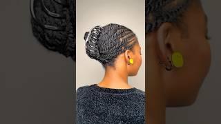 #howto do flat twists with two strand twists. Simple protective style #khadijahwithah #4chair