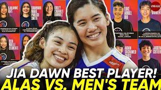 JIA Top Setter DAWN Top Libero last FIVB Challenge Cup!, Alas Womens ILALABAN sa MENS Volleyball!