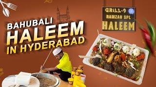 Best Haleem in Hyderabad 2025 || Bahubali Haleem Hyderabad || Grill9 || TeluguVlogs || FoodVlogs