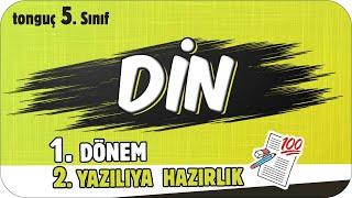 5.Sınıf Din 1.Dönem 2.Yazılıya Hazırlık  #2025