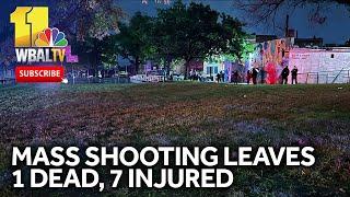 Mass shooting in Baltimore leaves one dead, several injured