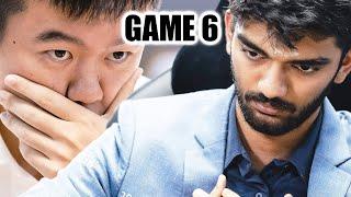 Ding vs Gukesh || GAME 6 || FIDE World Chess Championship Match 2024