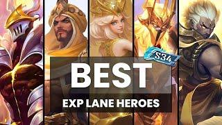 BEST EXP LANE HEROES SEASON 34 NEW UPDATE 2024