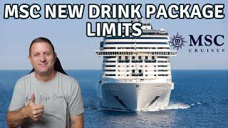 MSC Put New Limits on Drink Package