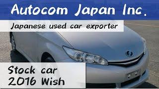 H 2016 Toyota Wish ZGE20  Autocom Japan Japanese Used Car Exporter