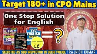 Target 180+ in CPO Mains, One Stop Solution For English #cpo2024 #ssccpo #cpomains #ssccgl #cpo #ssc