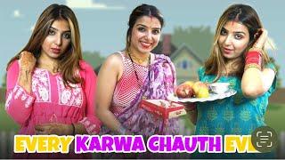 Every KarwaChauth Ever| JagritiKhurana | #festiveseason