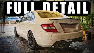 Mercedes C180 -Full Exterior Detail - ONE step Polish  - Auto Detailing