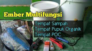 Solusi Sampah Bau | Ember Pengurai Sampah Menjadi Pupuk | Membuat Pupuk Kompos di Ember #yuktani