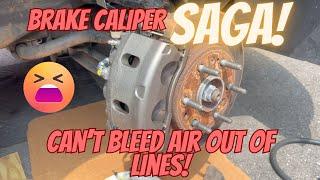 Suburban Brake Caliper Sticking/Can't Bleed Air Out of Lines!