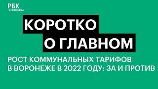 Рост коммунальных тарифов в Воронеже в 2022 году: за и против