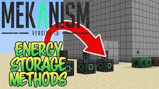 Mekanism Power Storage - Induction Cells, Providers, and Matrix - Minecraft Mekanism Mod Spotlight