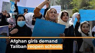 Afghan girls stage protest, demand Taliban reopen schools | Al Jazeera Newsfeed