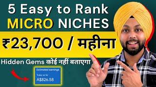 East to rank Micro Niche Blog Topics 2024  | Best International blogging micro niches for USA UK AU