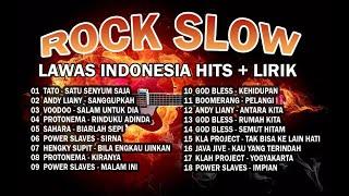 KOMPILASI LAGU TERBAIK ROCK SLOW INDONESIA 90AN + LIRIK | HENGKY SUPIT - ANDY LIANY - VOODOO