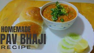 Mumbai Famous Pav Bhaji Recipe | Quick and Easy Homemade Recipe | Satvik Delights |