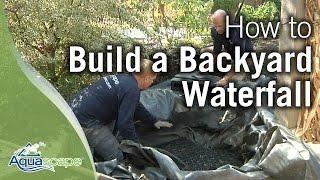 How to Build a Backyard Waterfall