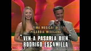Picardia Mexicana Spanish Show with Rene Casados and Patricia Navidad beginning show intro 2000's