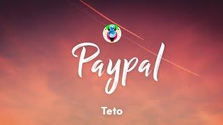 Teto - Paypal (Letra/Lyrics)